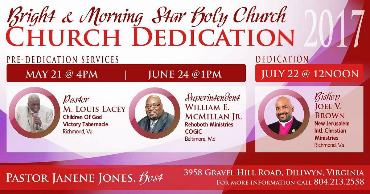 July 22 - Bishop Joel Brown - speaker