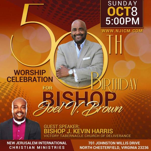 Celebrate Bishop Joel Brown's Birthday