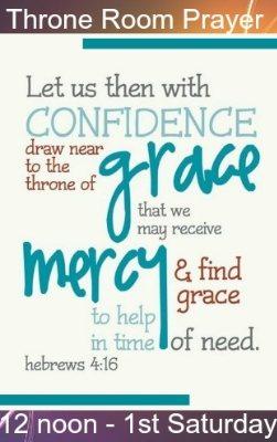 Throne Room Prayer This Saturday!
